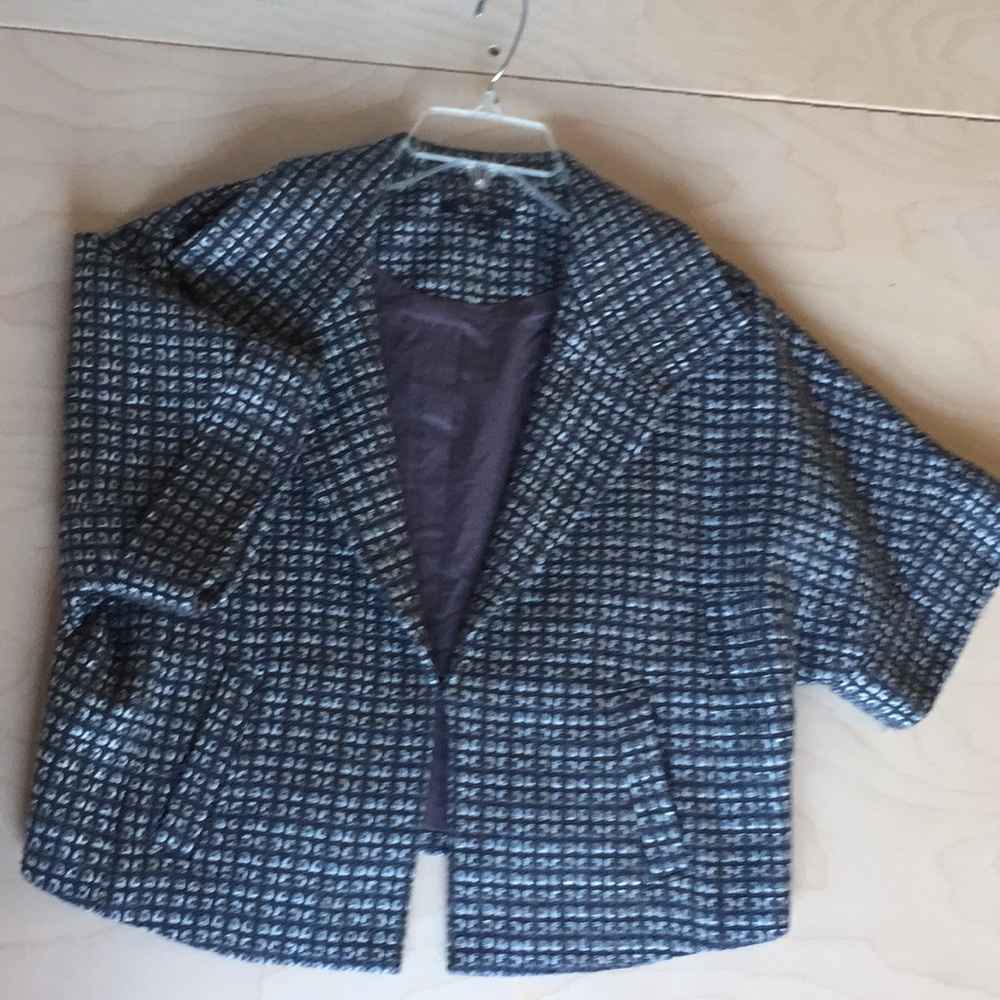 Nic+Zoe Tweed Swing A-line Jacket
